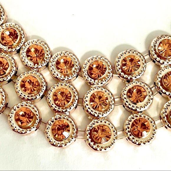 Area Stars Metallic Stone Necklace - Picture 3 of 6